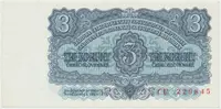 Československo, 3 Koruna 1961, série CU, Hej.98a