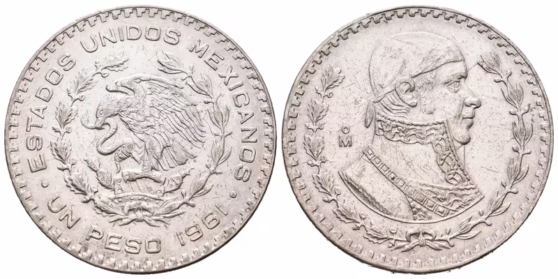 Mexiko, 1 Peso 1961 - Tepalcate