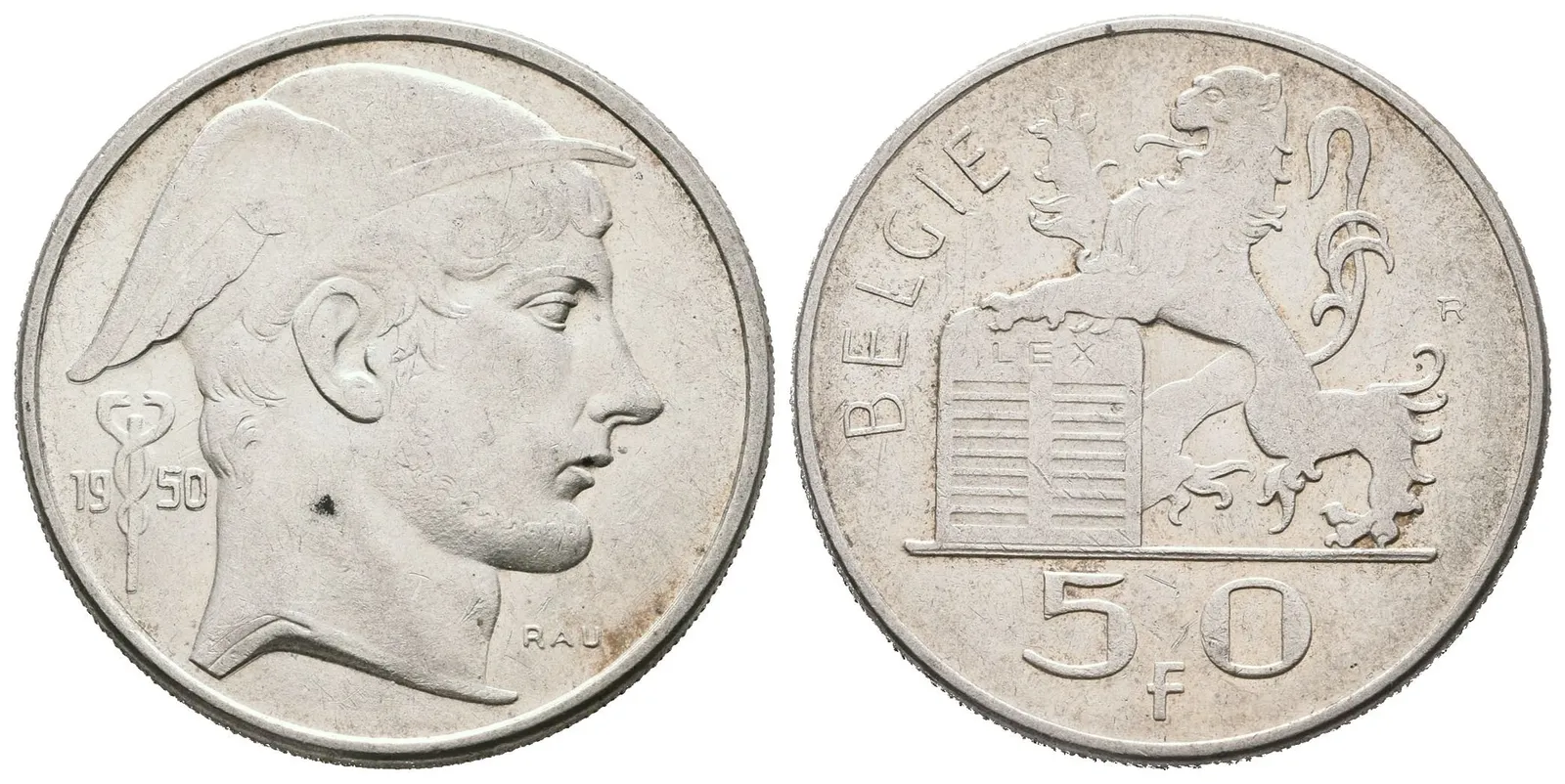 Belgie, 50 Frank 1950