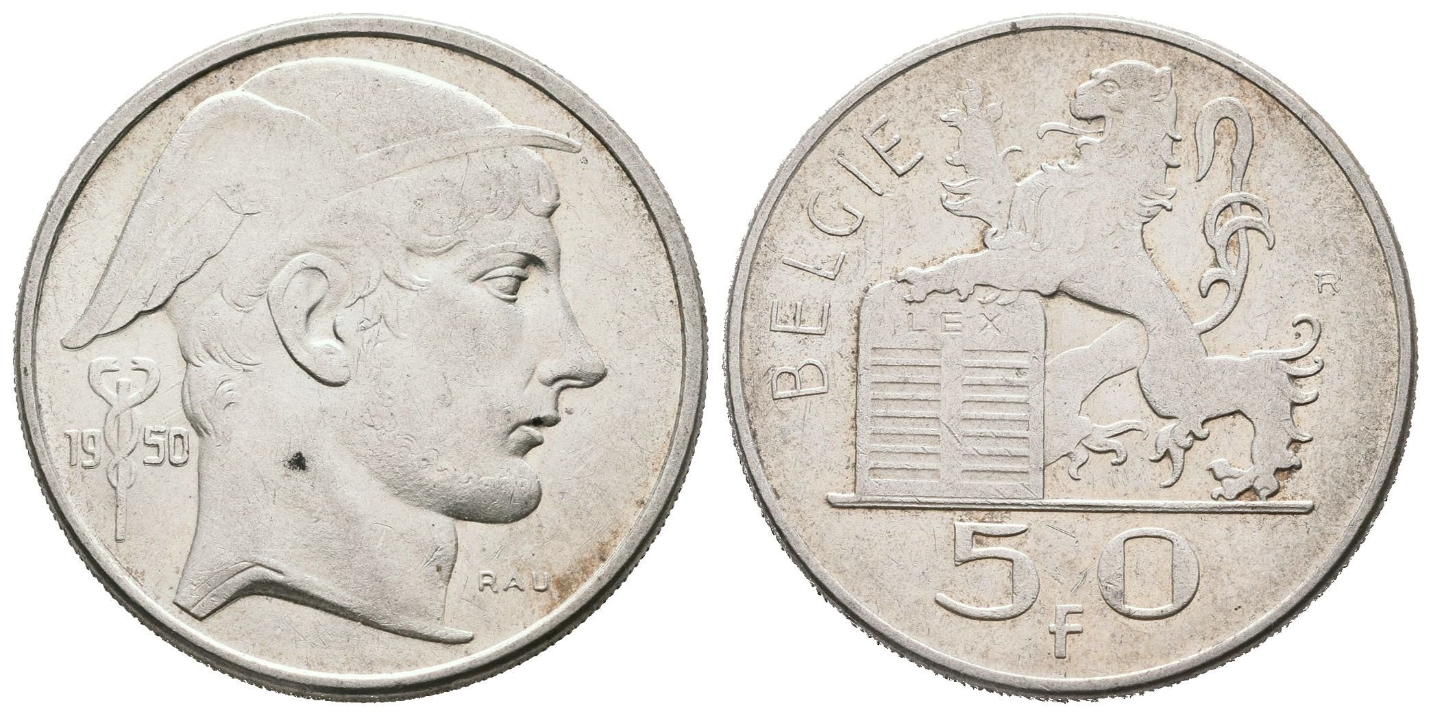 Belgie, 50 Frank 1950