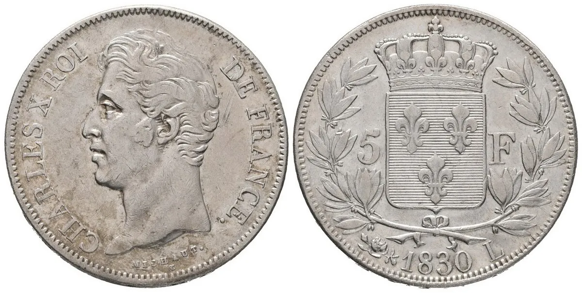Francie, Charles X., 1824 - 1830 — 1