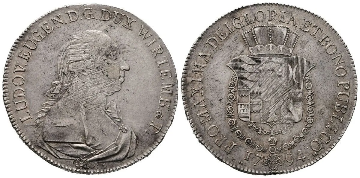 Württemberg, Ludwig Eugen, 1793 - 1795 — 1