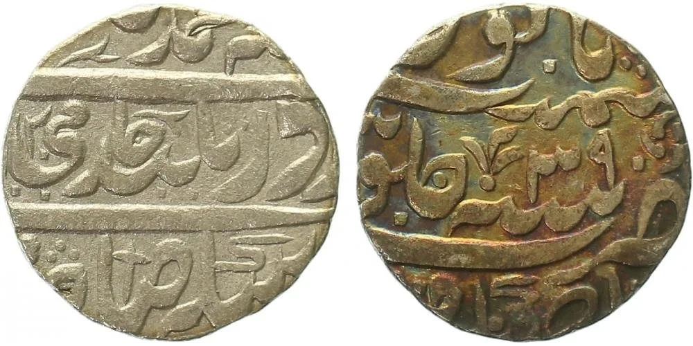 Indie - Farrukhabad, Shah Azam II., AH 1173-1221 (1759-1806 AD) — 1