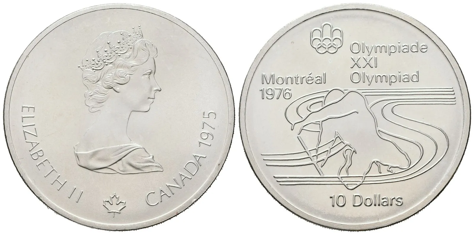 Kanada, 10 Dollar 1975 - XXI. Olympijské hry