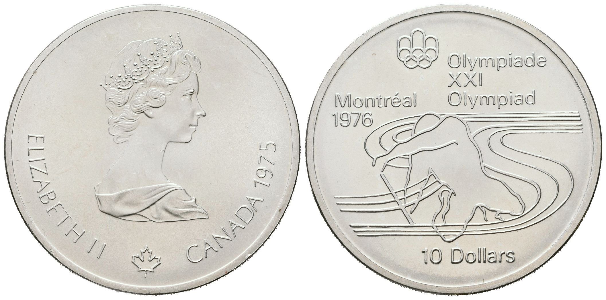 Kanada, 10 Dollar 1975 - XXI. Olympijské hry