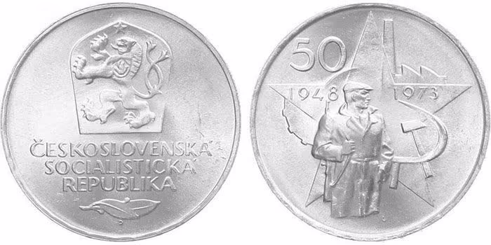 50 Kčs 1973 - Vítězný únor