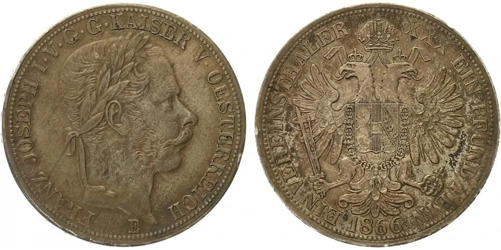 Rakouská a spolková měna, 1857 - 1892 — 1