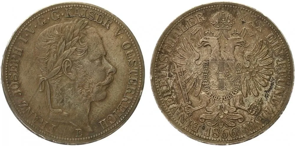 Rakouská a spolková měna, 1857 - 1892 — 1