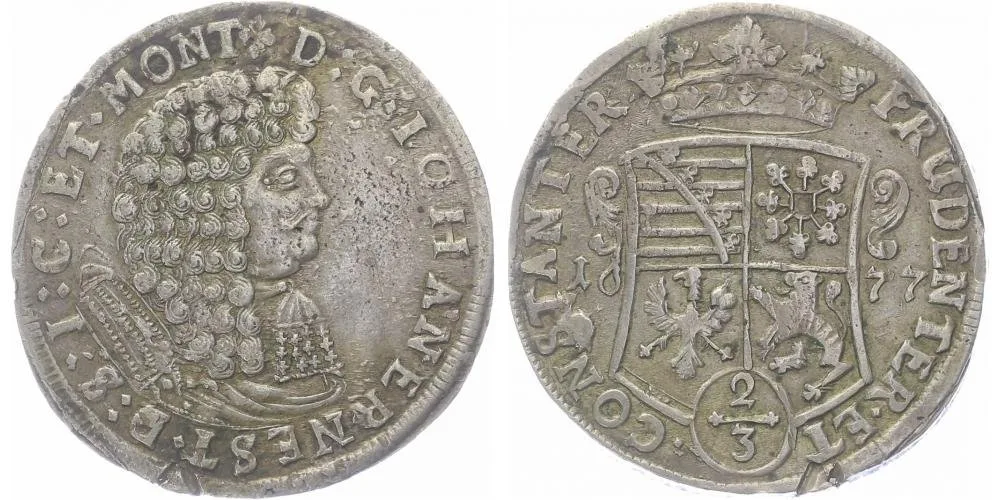 Sasko - Weimar, Johann Ernst II., 1662 - 1683 — 1