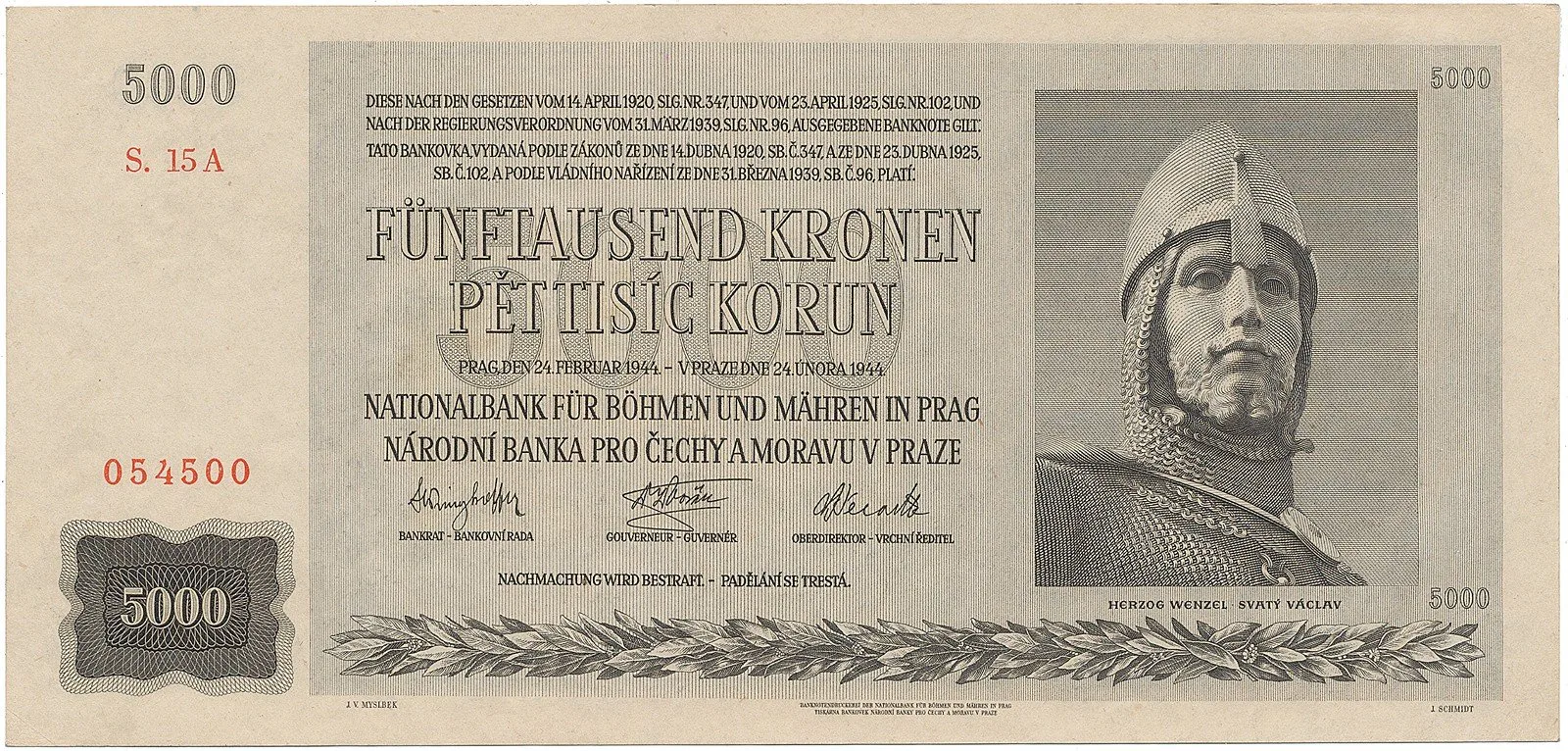 Protektorát Čechy a Morava, 1939 - 1945 — 1