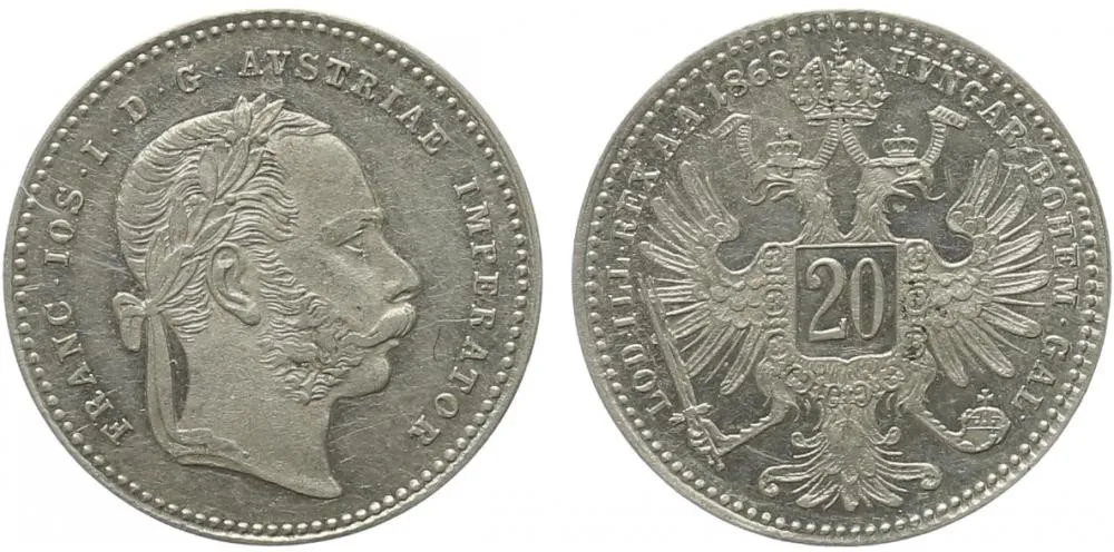 Rakouská a spolková měna, 1857 - 1892 — 1