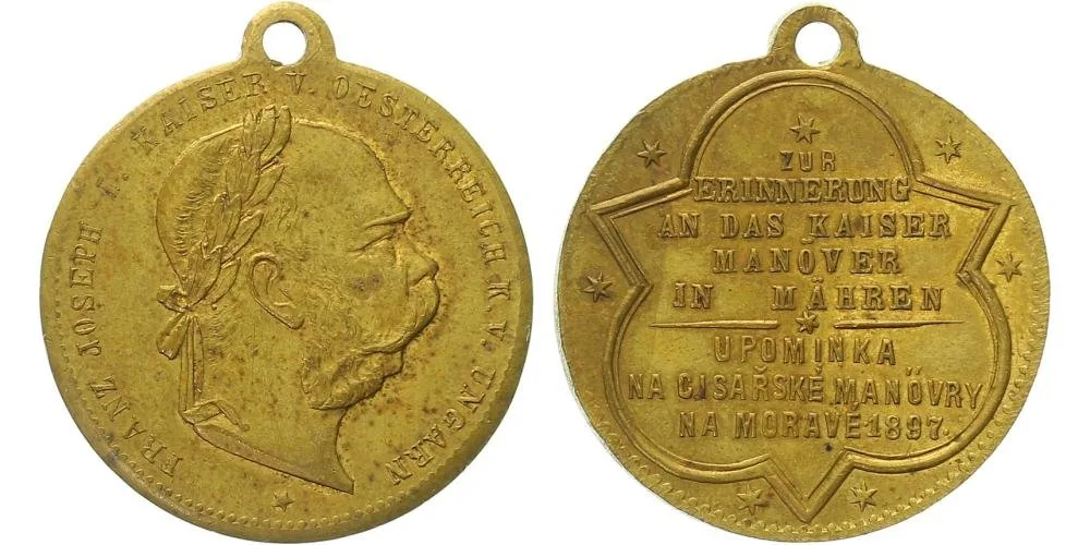 František Josef I., medaile vojenských manévrů — 1