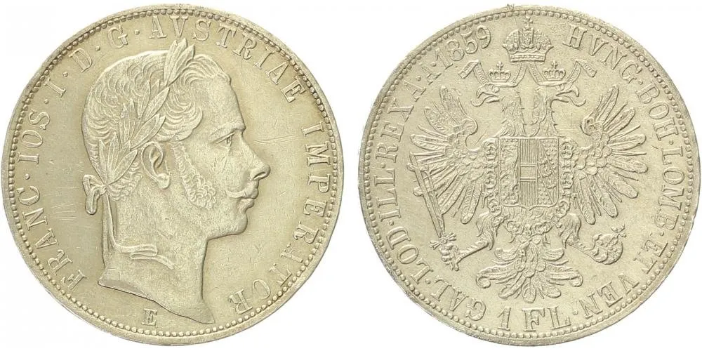 Rakouská a spolková měna, 1857 - 1892 — 1