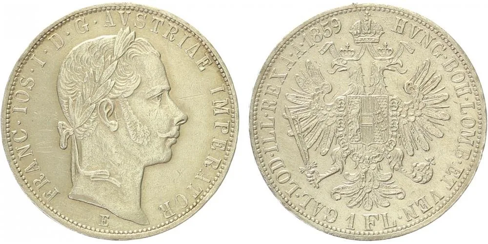 Rakouská a spolková měna, 1857 - 1892 — 1