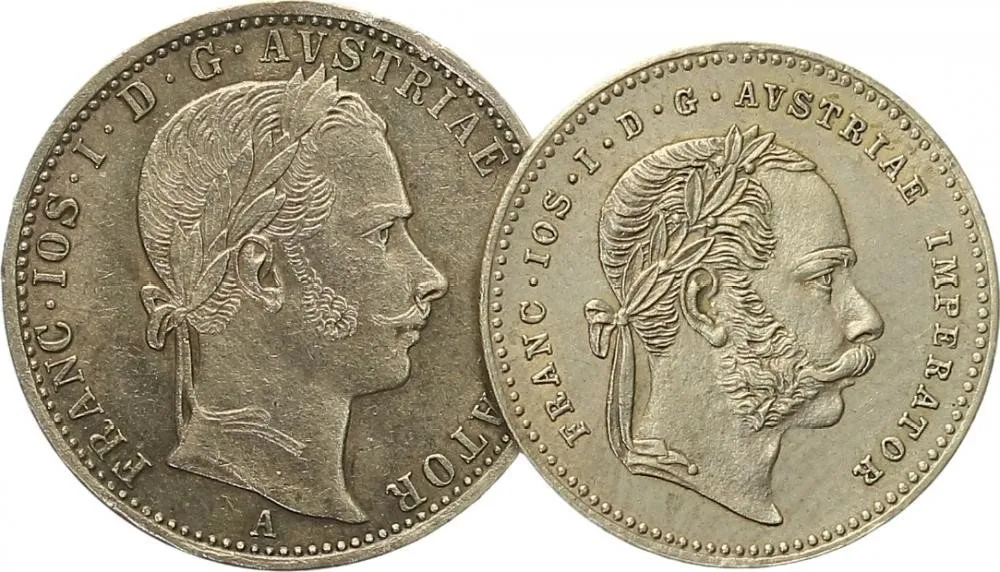 Rakouská a spolková měna, 1857 - 1892 — 1
