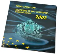 Bulharsko. Sada oběžných mincí 2002 PROOF - fotografie 2