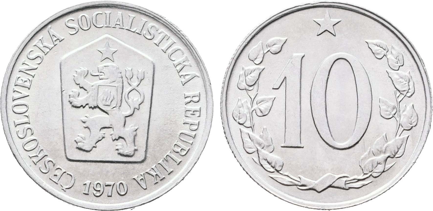 10 Haléř 1970