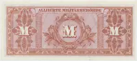 Okupační poukázky Allierte, 50 Mark 1944, tisk SSSR, 8-místný číslovač, Hej.AM6d - fotografie 2