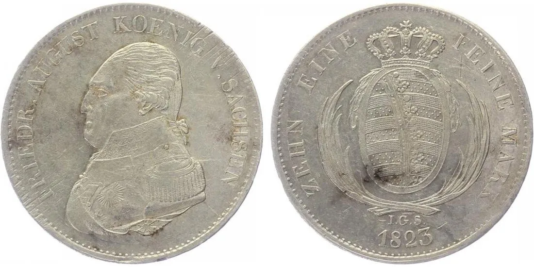 Sasko, Friedrich August III./I., 1763 - 1827 — 1