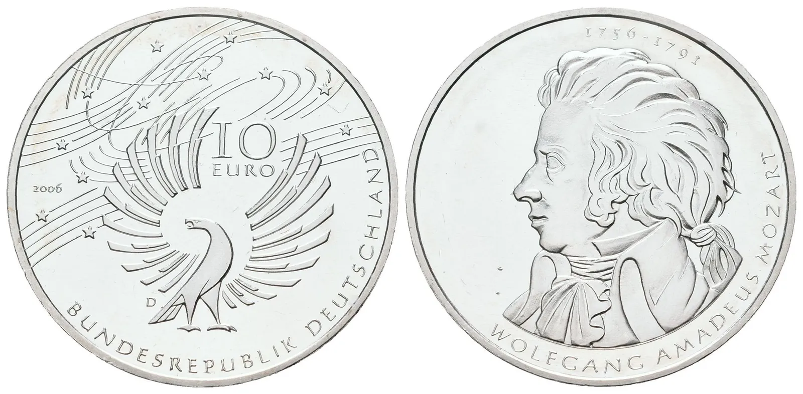 SRN, 10 Euro 2006 - Mozart