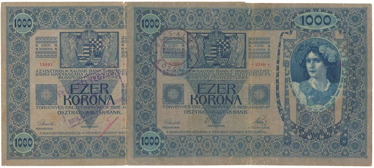 Razítkované R-U bankovky na Balkáně 1919-1921 — 1