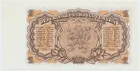 Československo, 1 Koruna 1953, tisk Moskva, série AU, perf. 3 md, Hej.89a1.S1 - fotografie 2