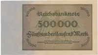 Německo, 500000 Mark 1923, Ro.87f - fotografie 2