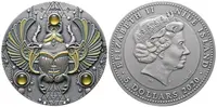 Niue, 5 Dollars 2020 - Skarabeus