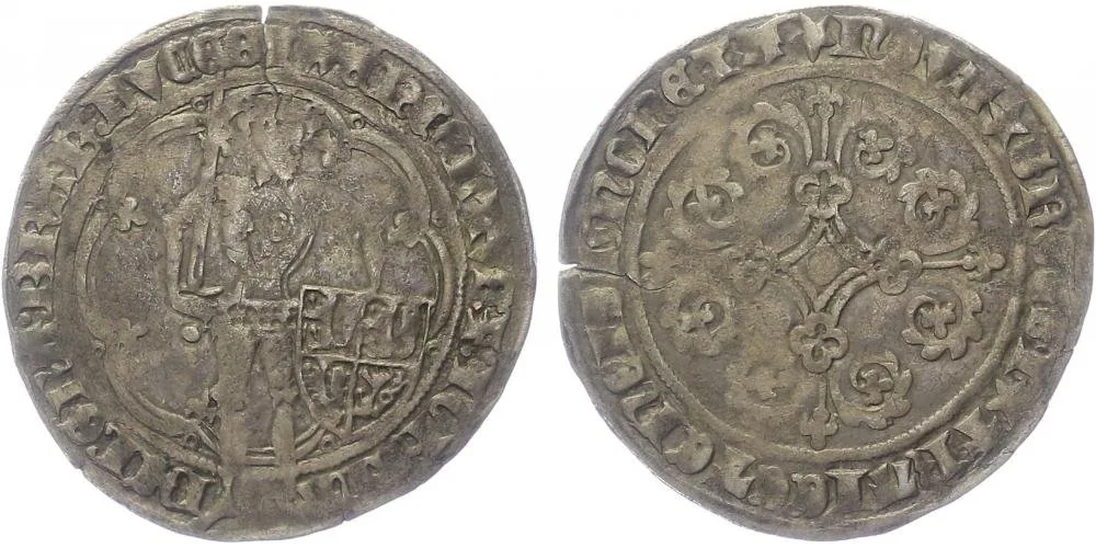 Belgie - Brabant, Jana Brabantská a Václav Lucemburský, 1355 - 1383 — 1