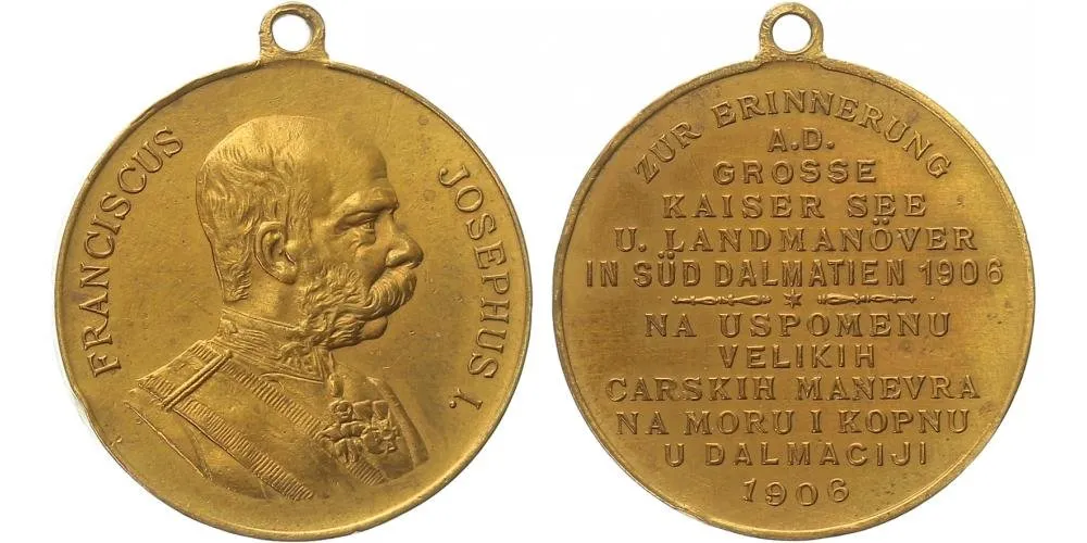 František Josef I., medaile vojenských manévrů — 1