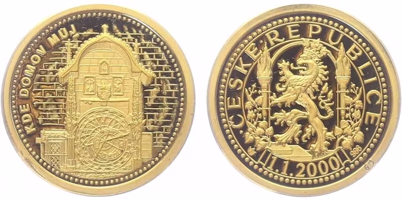 Medaile 2000 - Staroměstský orloj