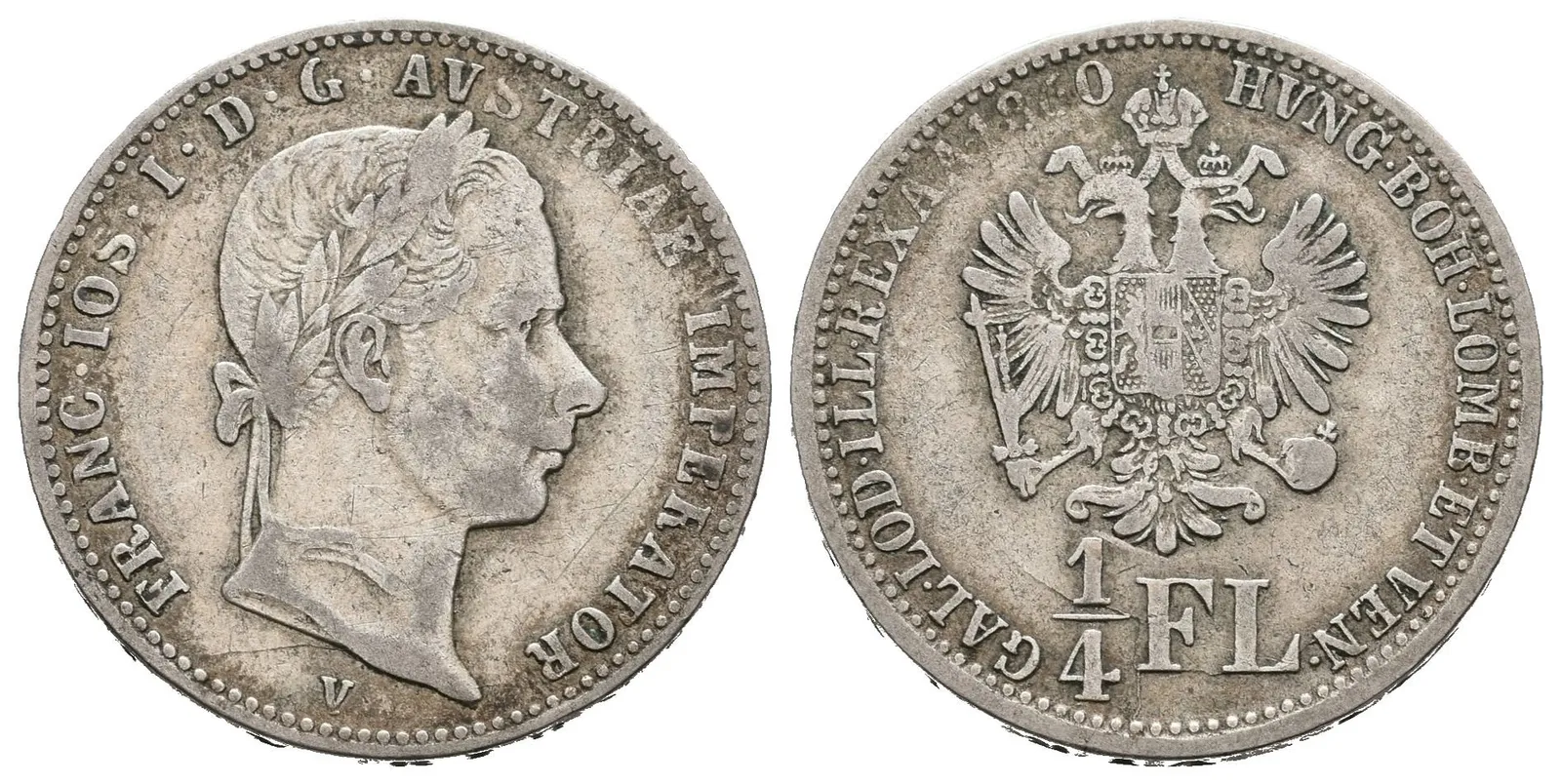 1/4 Zlatník 1860 V