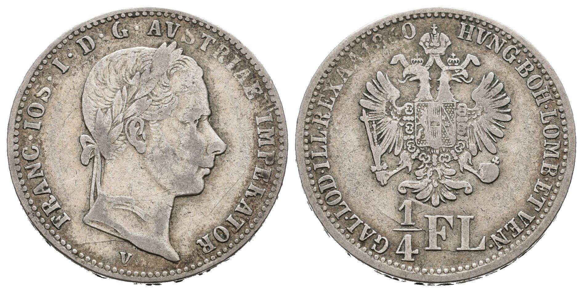 1/4 Zlatník 1860 V