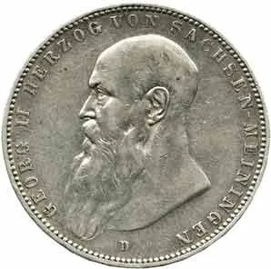 Sasko - Meiningen, Georg II., 1866 - 1914 — 1