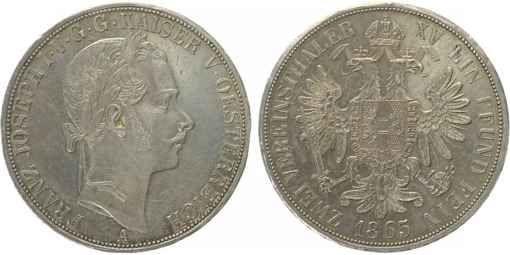 Rakouská a spolková měna, 1857 - 1892 — 1