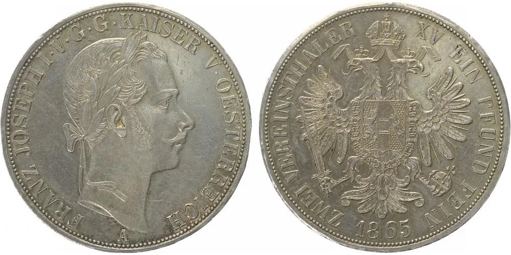 Rakouská a spolková měna, 1857 - 1892 — 1