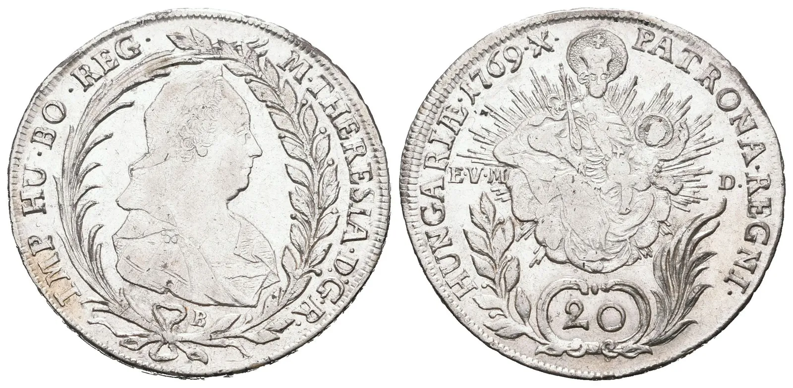 Marie Terezie, 20 Krejcar 1769 KB