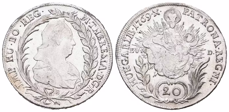 Marie Terezie, 20 Krejcar 1769 KB