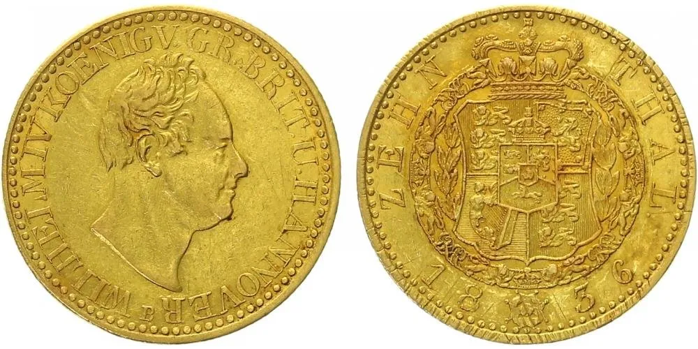 Hannover, Wilhelm IV., 1830 - 1837 — 1