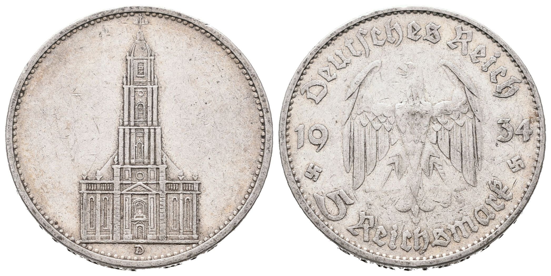 III. říše, 5 Marka 1934 D