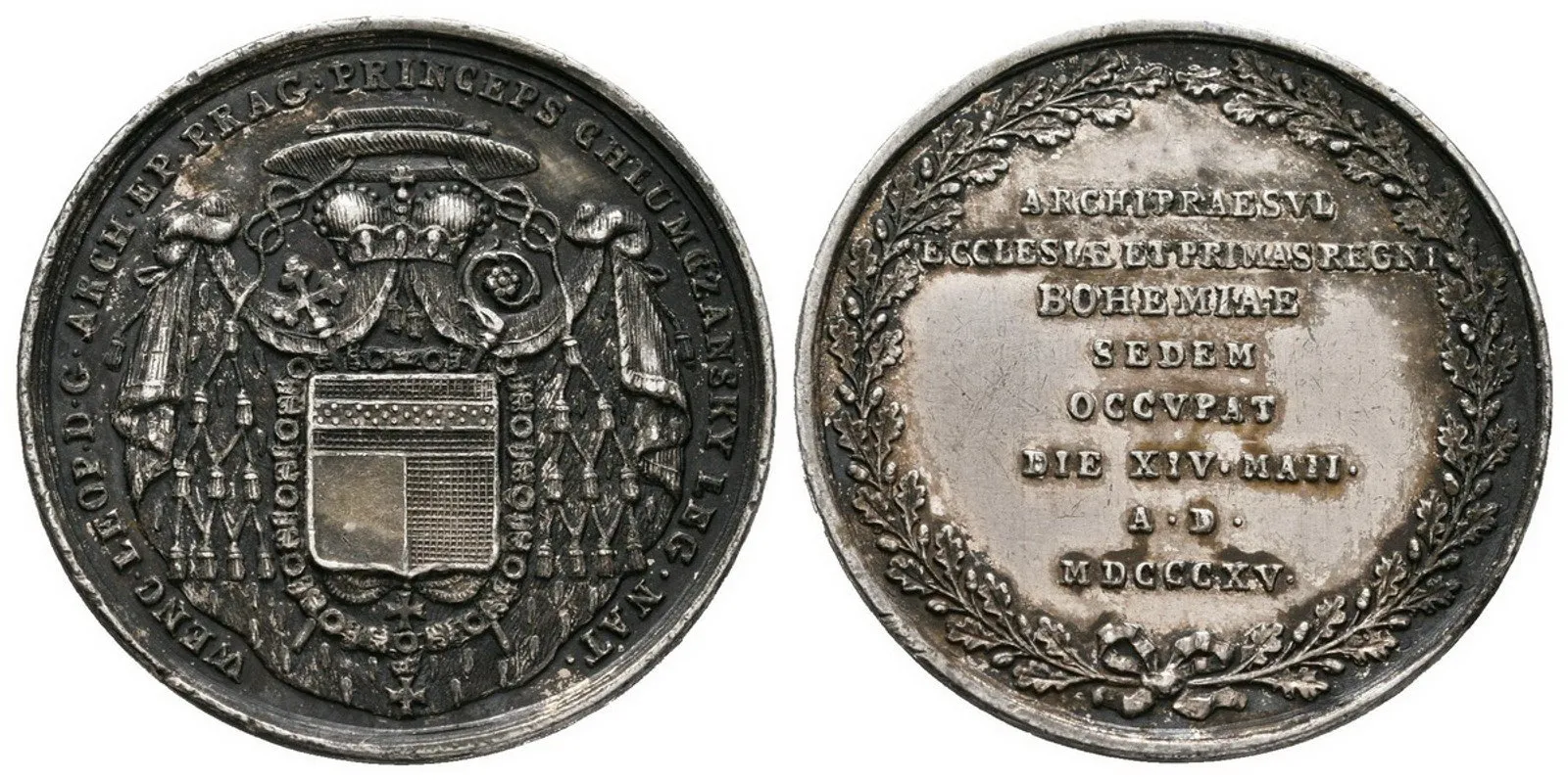 Praha - arcibiskupství, Václav Leopold Chlumčanský, 1814 - 1830 — 1