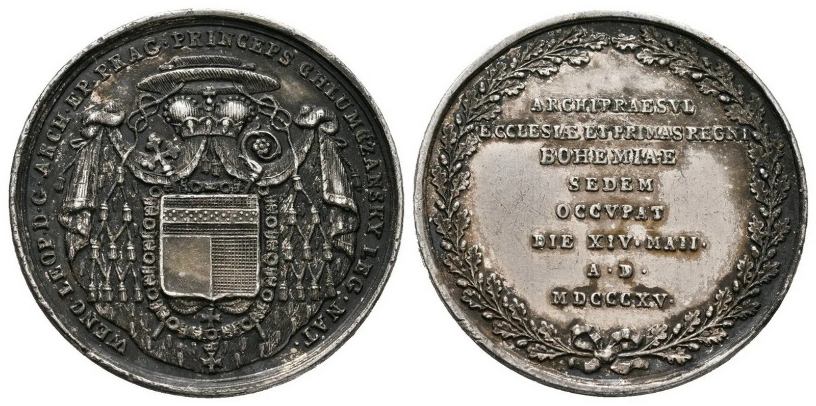 Praha - arcibiskupství, Václav Leopold Chlumčanský, 1814 - 1830 — 1
