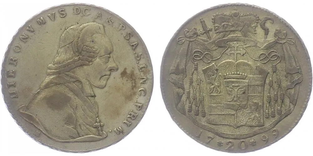 Salzburg - arcibiskupství, Hyeronymus Colloredo, 1772 - 1803 — 1