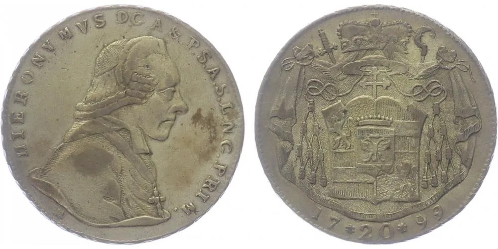 Salzburg - arcibiskupství, Hyeronymus Colloredo, 1772 - 1803 — 1