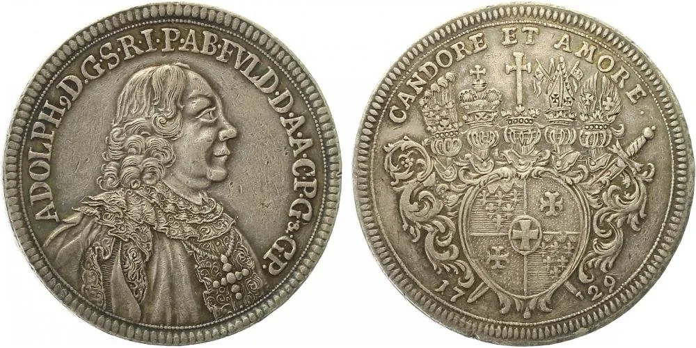 Fulda - opatství, Adolph von Dalberg, 1726-1737 — 1