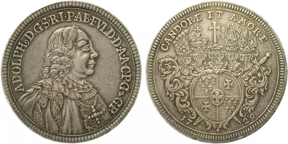 Fulda - opatství, Adolph von Dalberg, 1726-1737 — 1