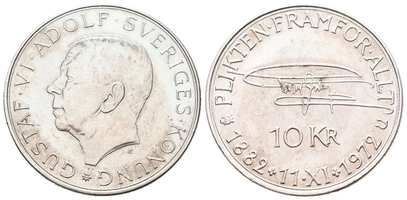Švédsko, 10 Korun 1972