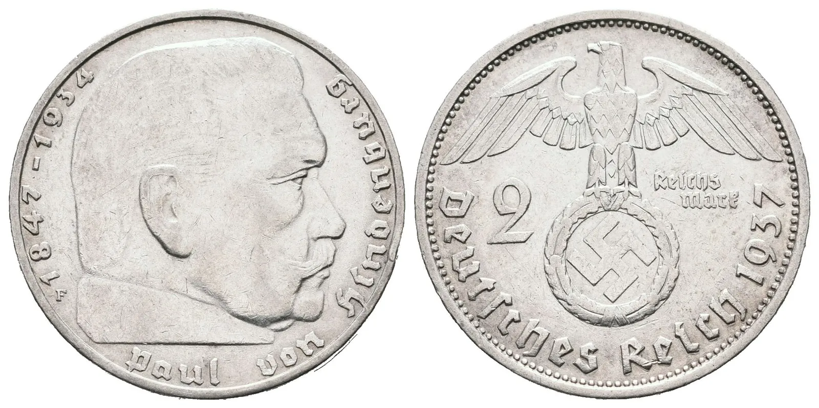 III. říše, 2 Marka 1937 F