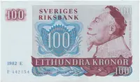 Švédsko, 100 Kronor 1982, P.54c