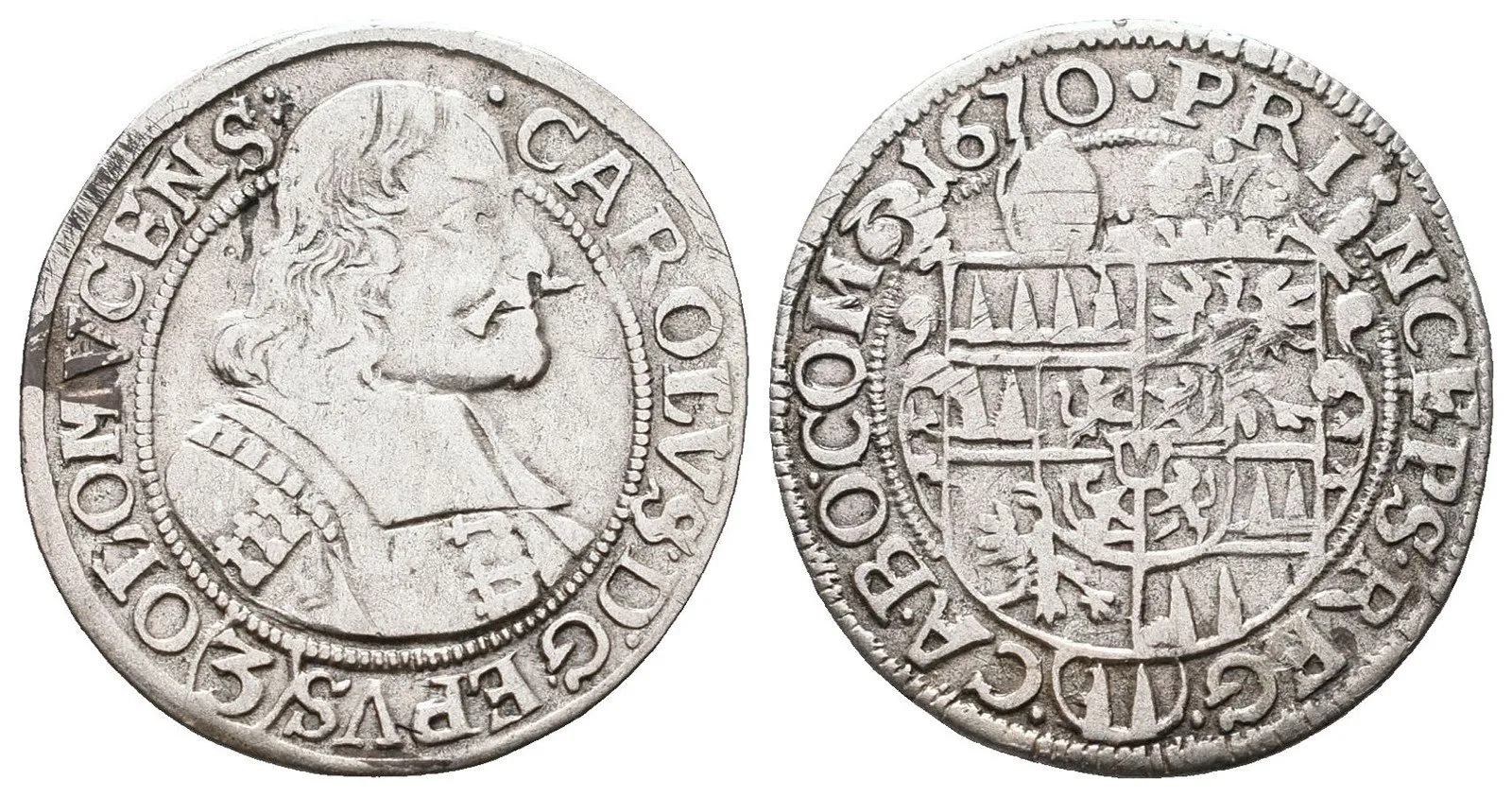 Olomouc - biskupství, Karel II. Liechtenstein, 1664 - 1695 — 1